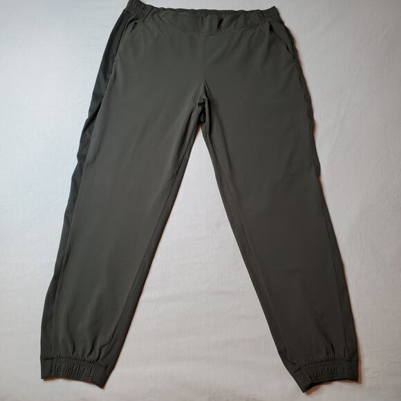 Athleta Women's Size 16 Brooklyn Textured Jogger Pant Green 566689 - Picture 4 of 8